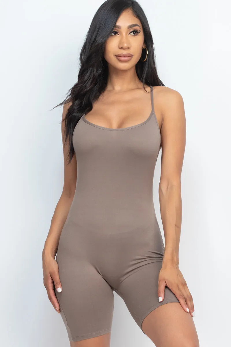 Crossback Bodycon Romper (CAPELLA)