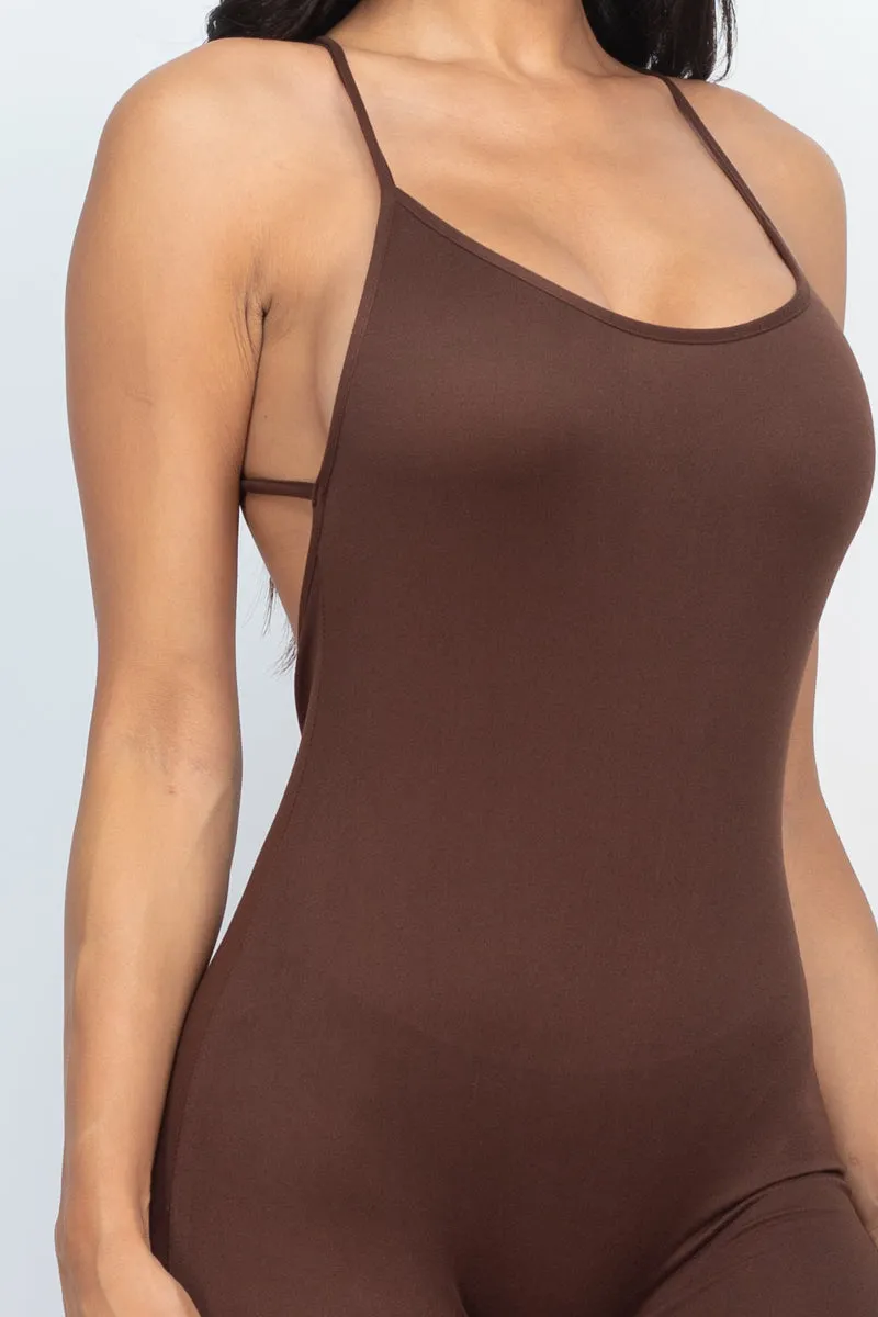 Crossback Bodycon Romper