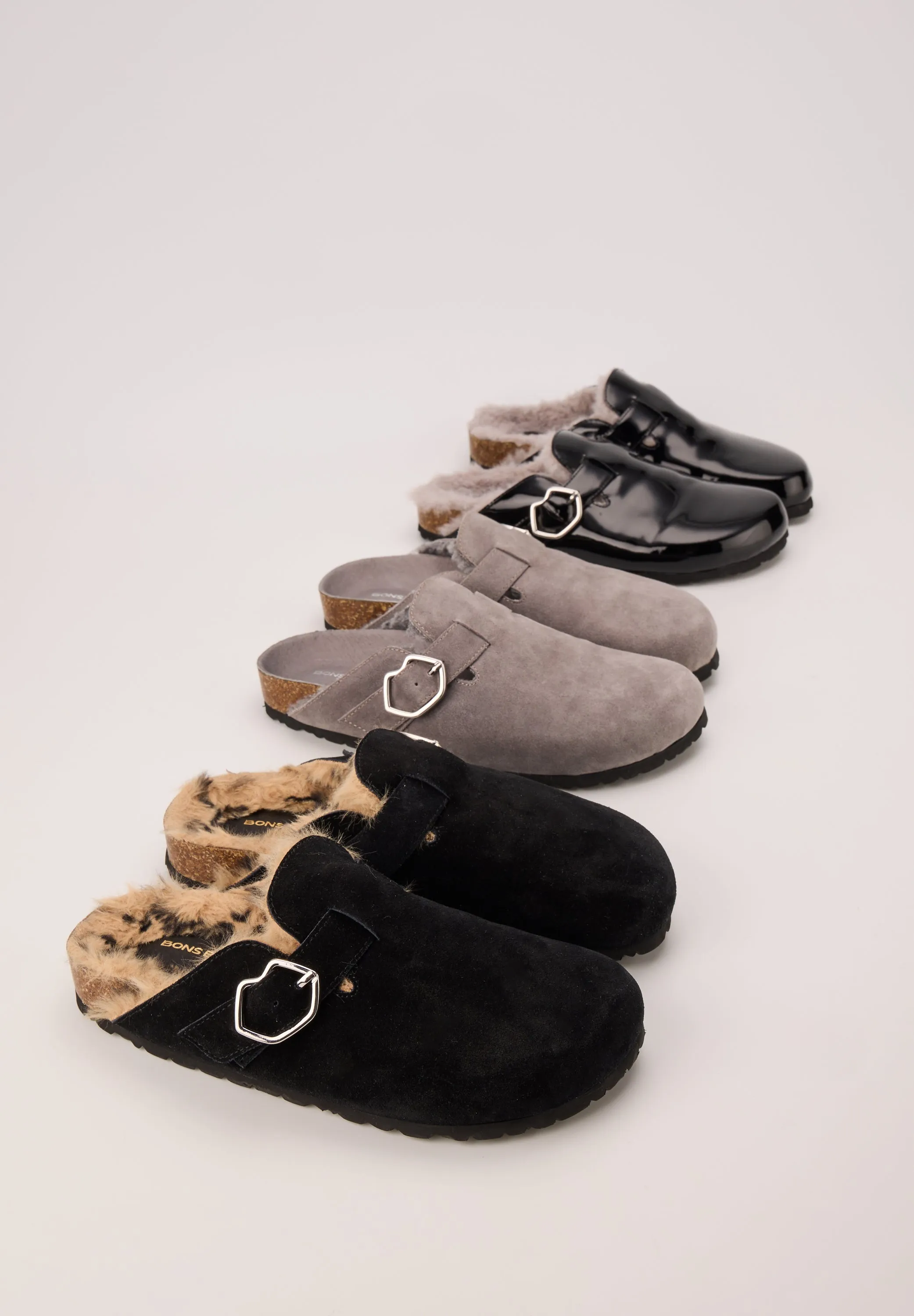 Dakota-Cuir Brillant Noir