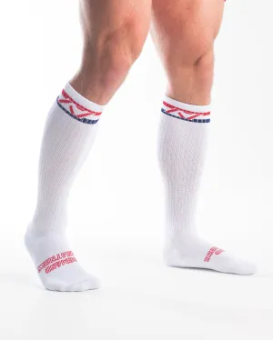Deadlift Socks - RWB