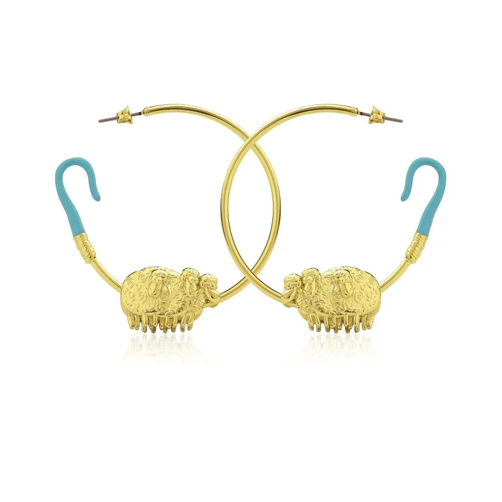 Disney Pixar by Couture Kingdom Toy Story Bo Peep Hoop Earrings
