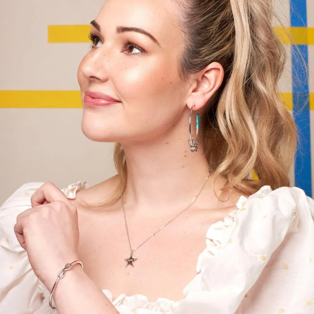 Disney Pixar by Couture Kingdom Toy Story Bo Peep Hoop Earrings