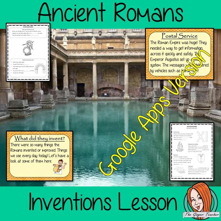 Distance Learning Ancient Romans Inventions Google Slides Lesson