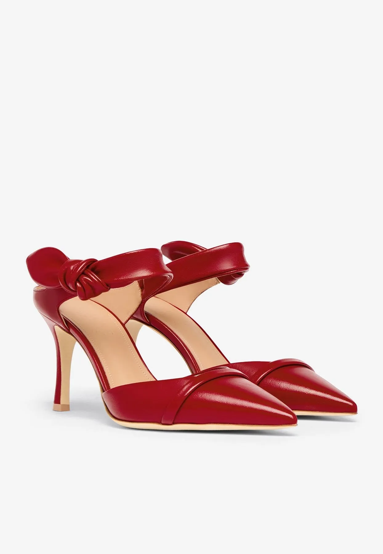 Eartha 80 Nappa Leather Mules