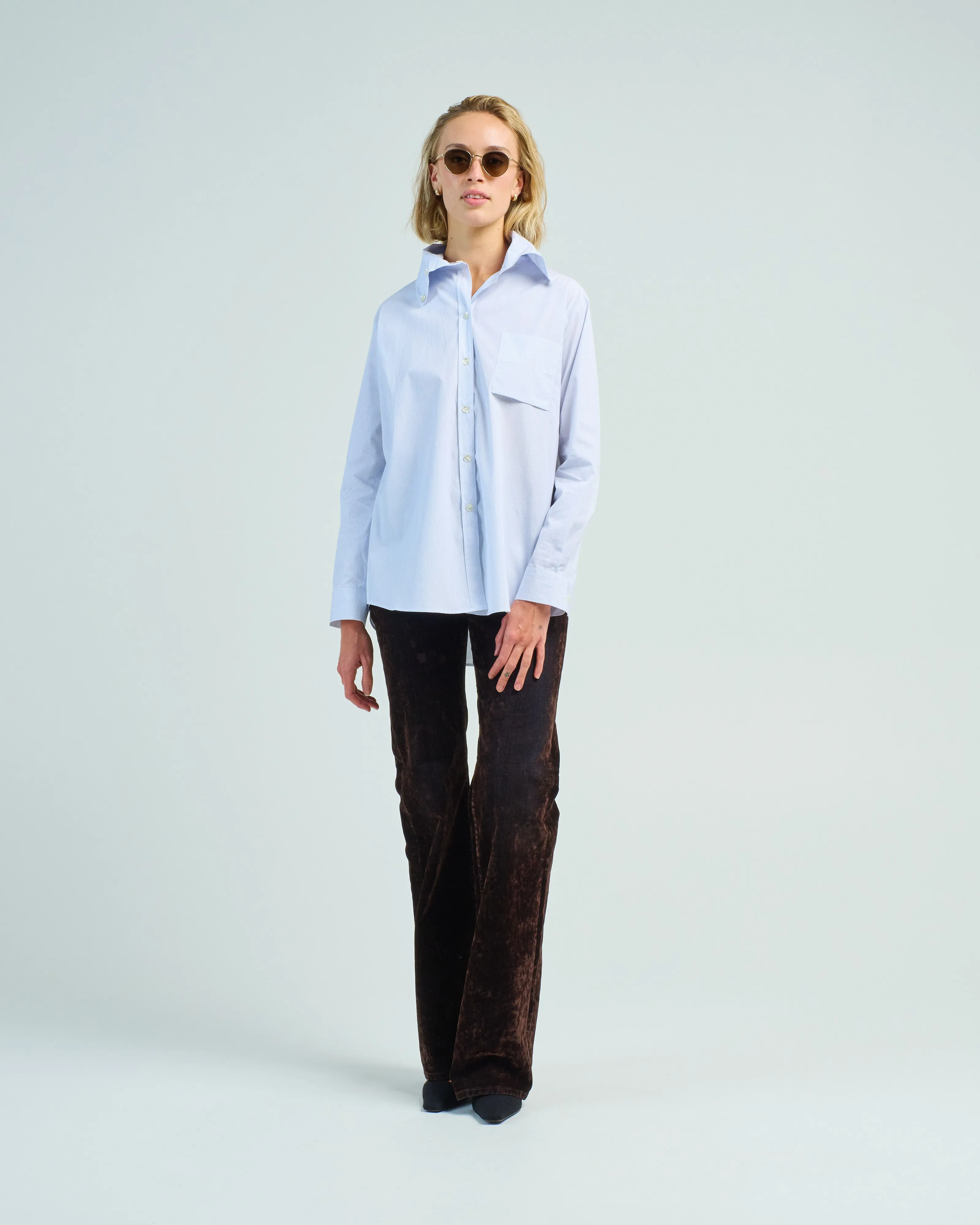 ebrar long collar shirt