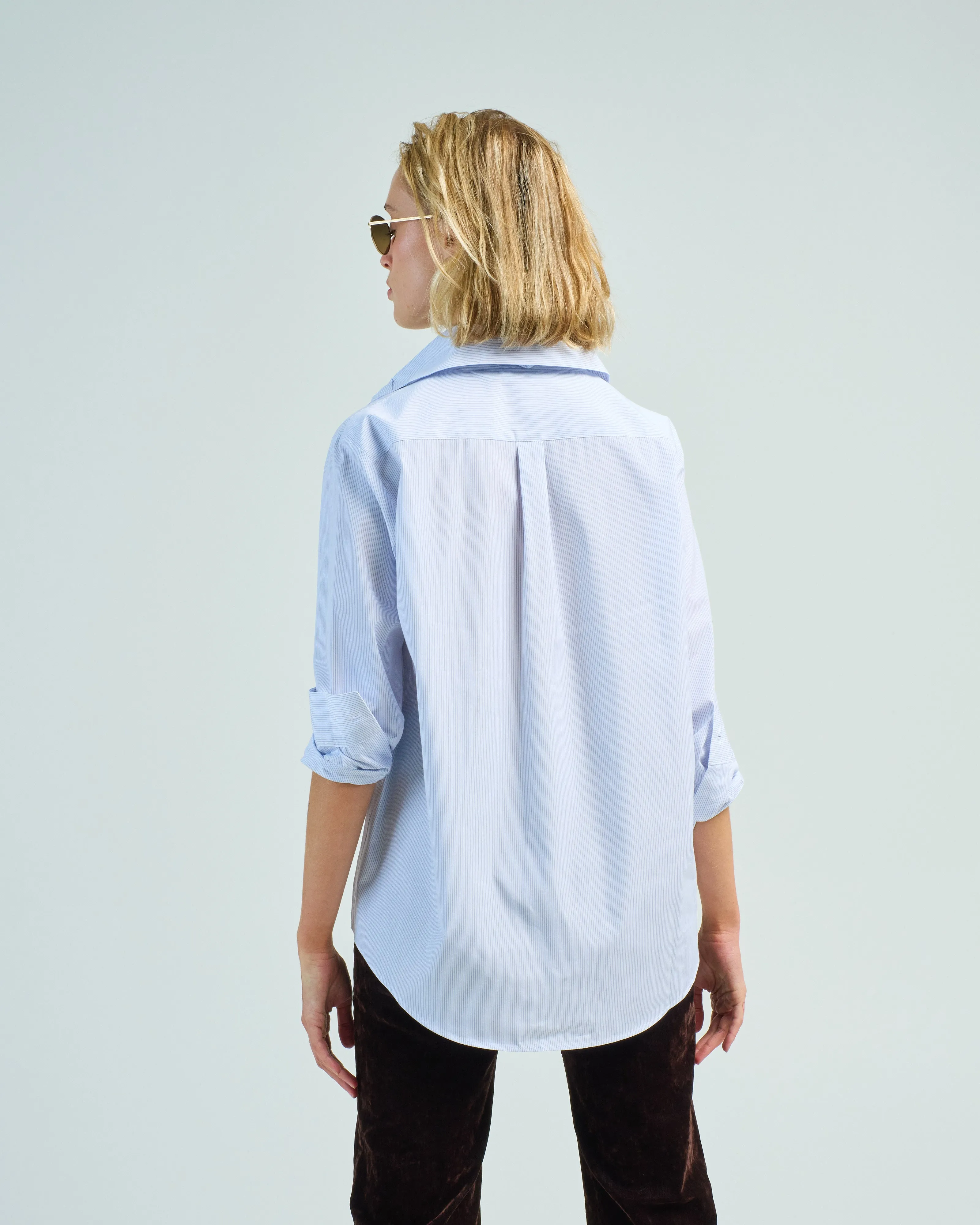 ebrar long collar shirt