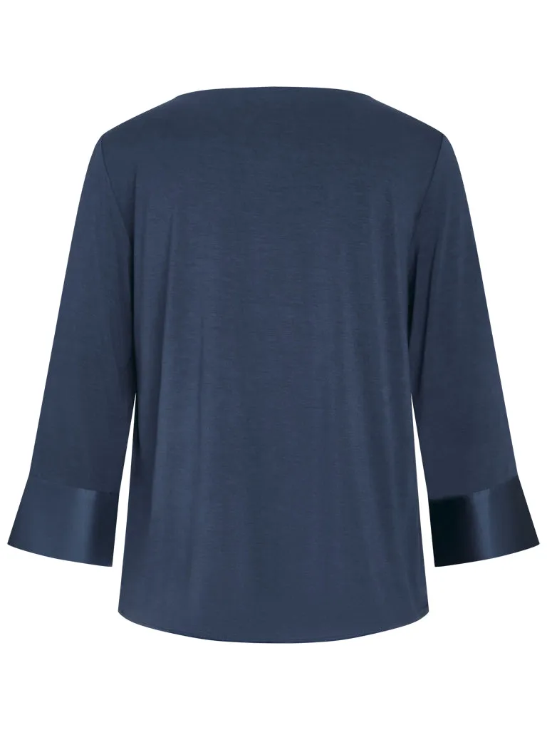 Etta bluse - Dark blue