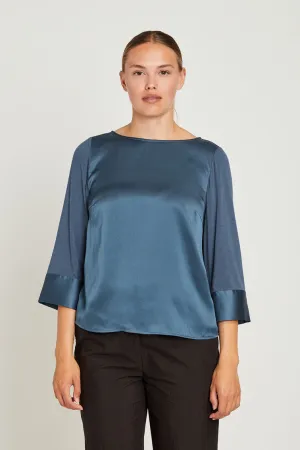 Etta bluse - Dark blue