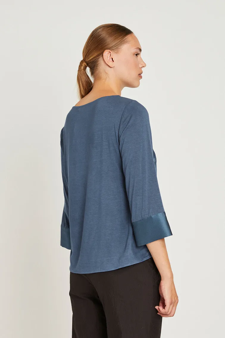 Etta bluse - Dark blue