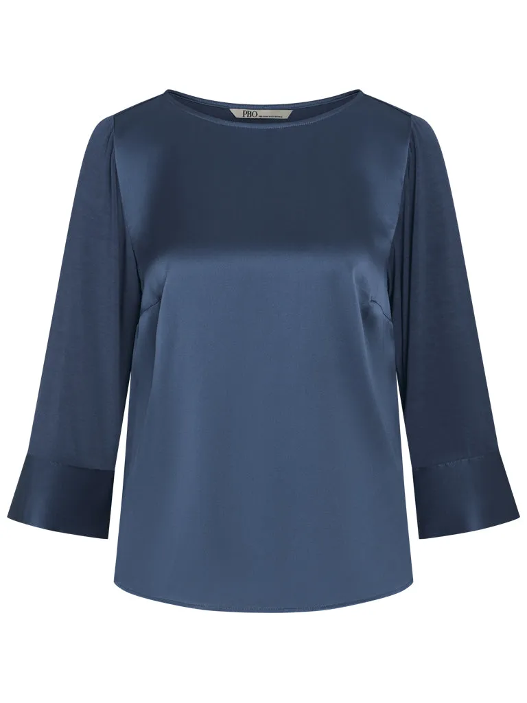 Etta bluse - Dark blue