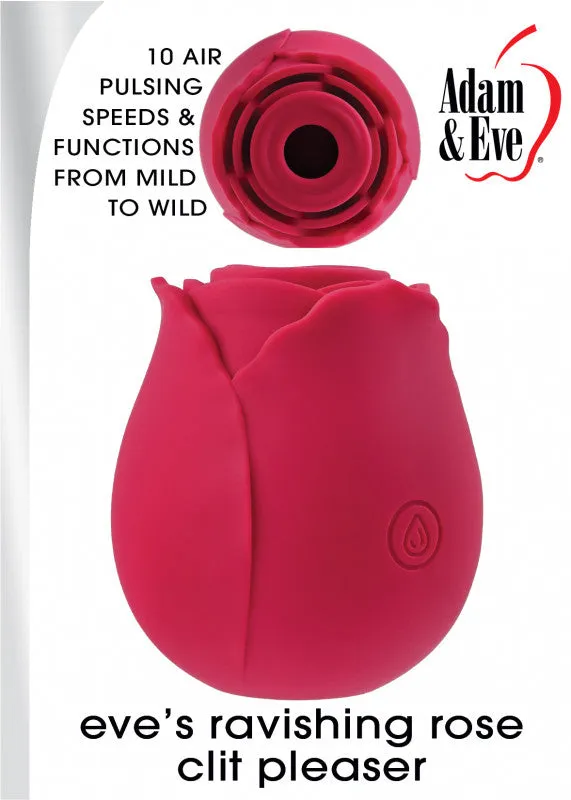 Eve's Ravishing Rose Clit Pleaser - Red