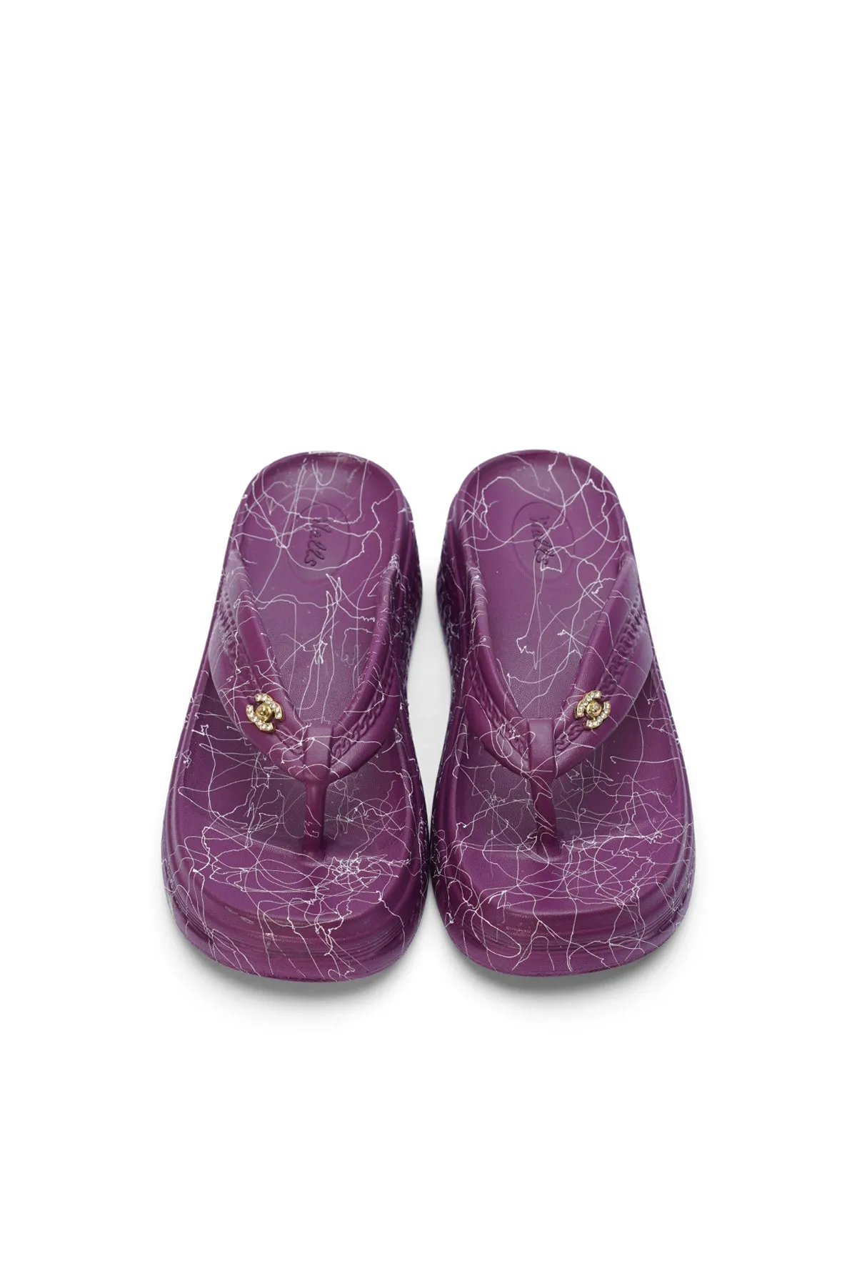 EVR Sole All-Over Printed Slipper For Women