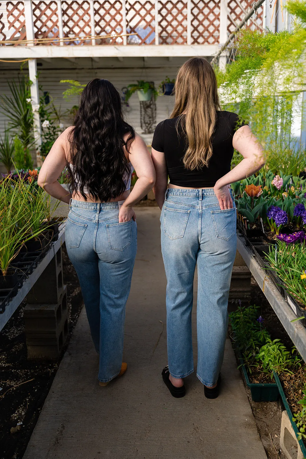 Faith Button Fly Jeans