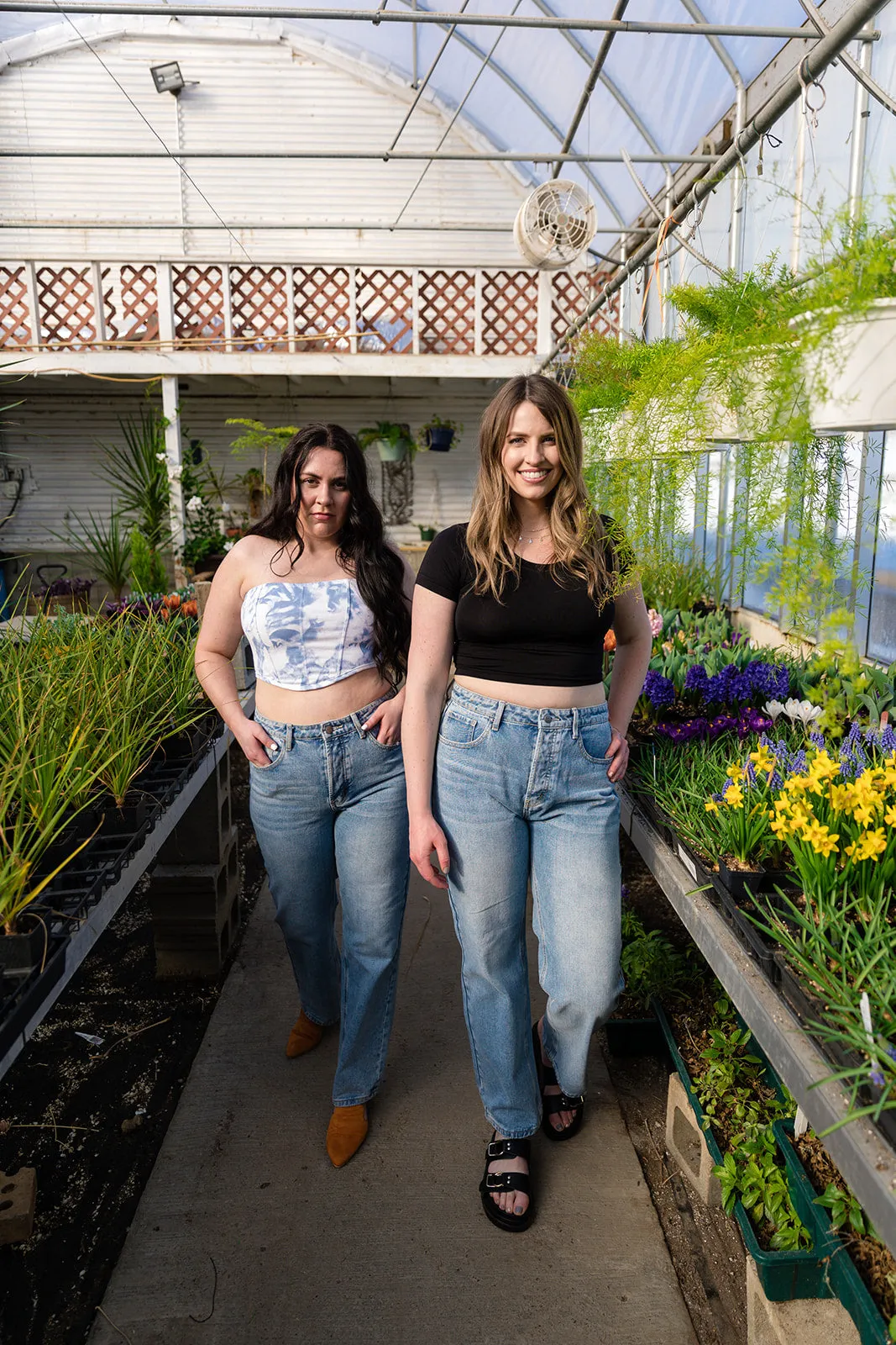 Faith Button Fly Jeans