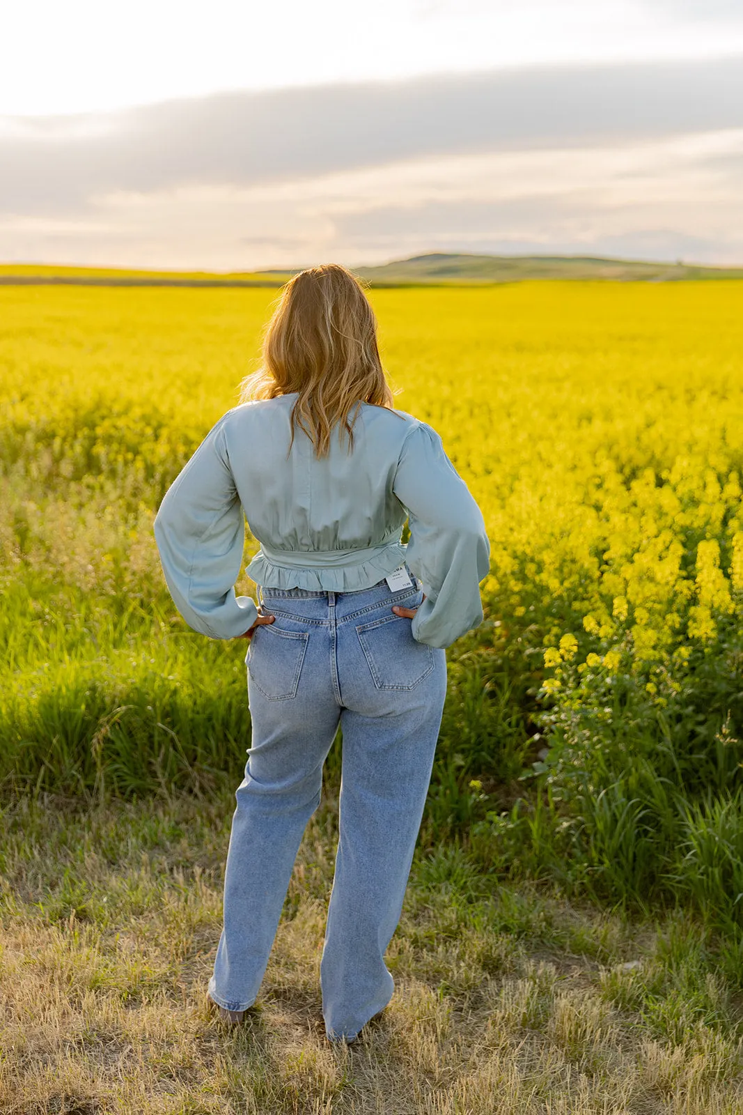Faith Button Fly Jeans
