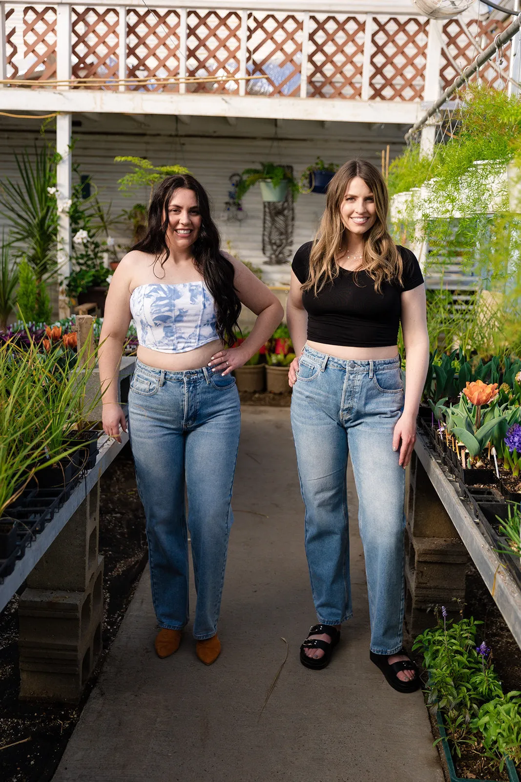 Faith Button Fly Jeans
