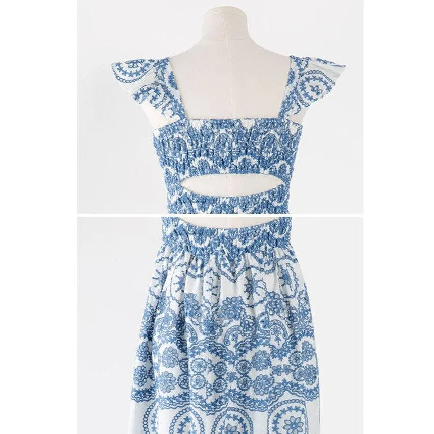 Family Matching Outfits: Summer Boho Chic Dress and Shirt