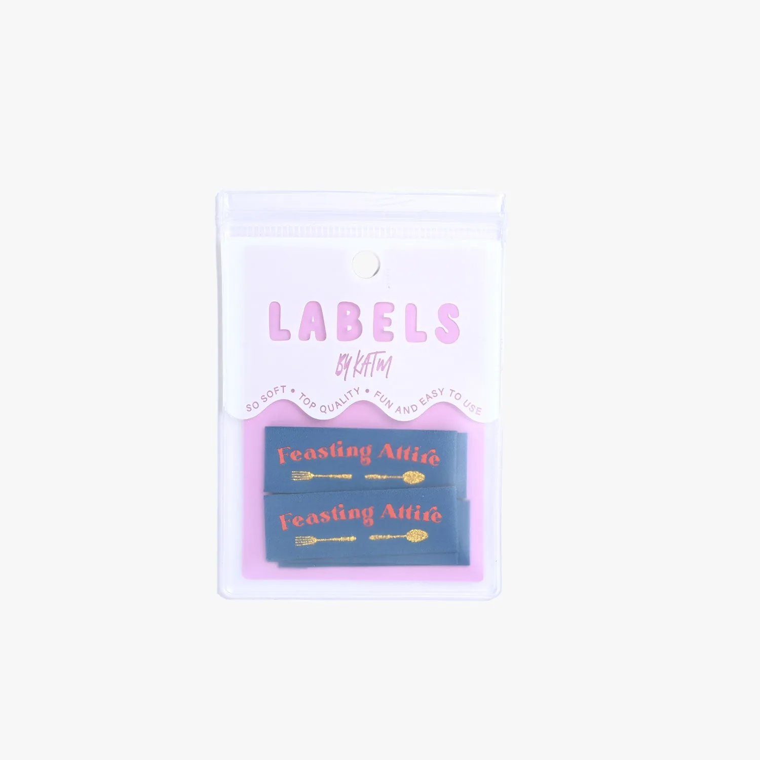 'Feasting Attire' Blue Label | 6 Sew-in Labels