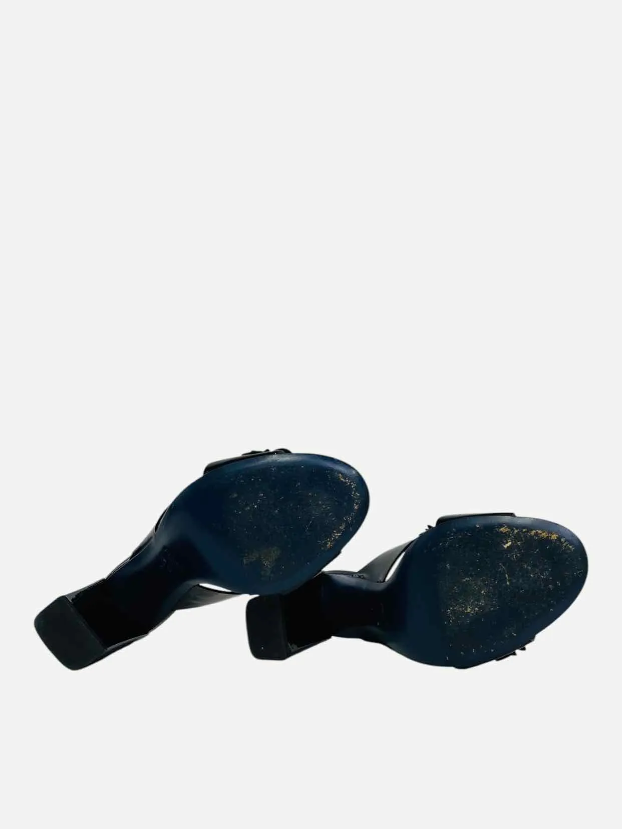FENDI Flowerland Black Mules 40
