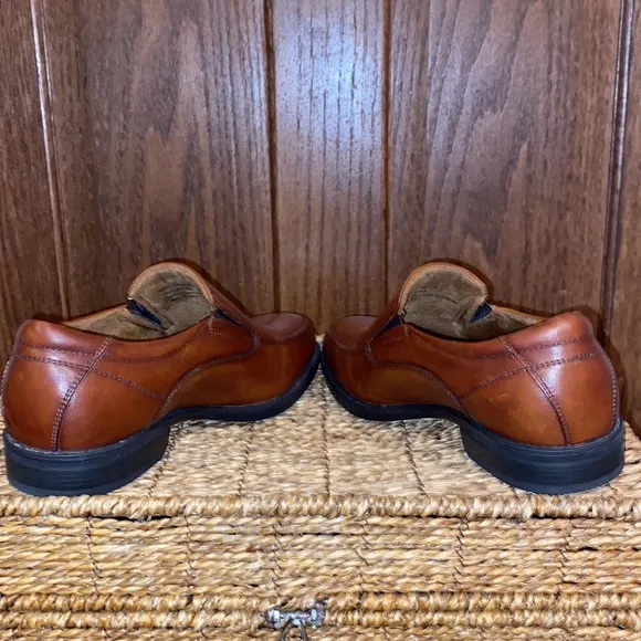 Floraheim Midtown Moc Toe Leather Slip On Size 7.5 D (medium)