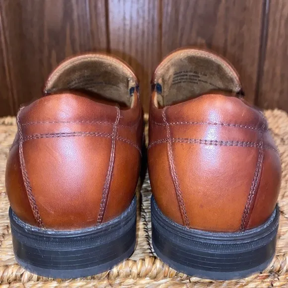 Floraheim Midtown Moc Toe Leather Slip On Size 7.5 D (medium)