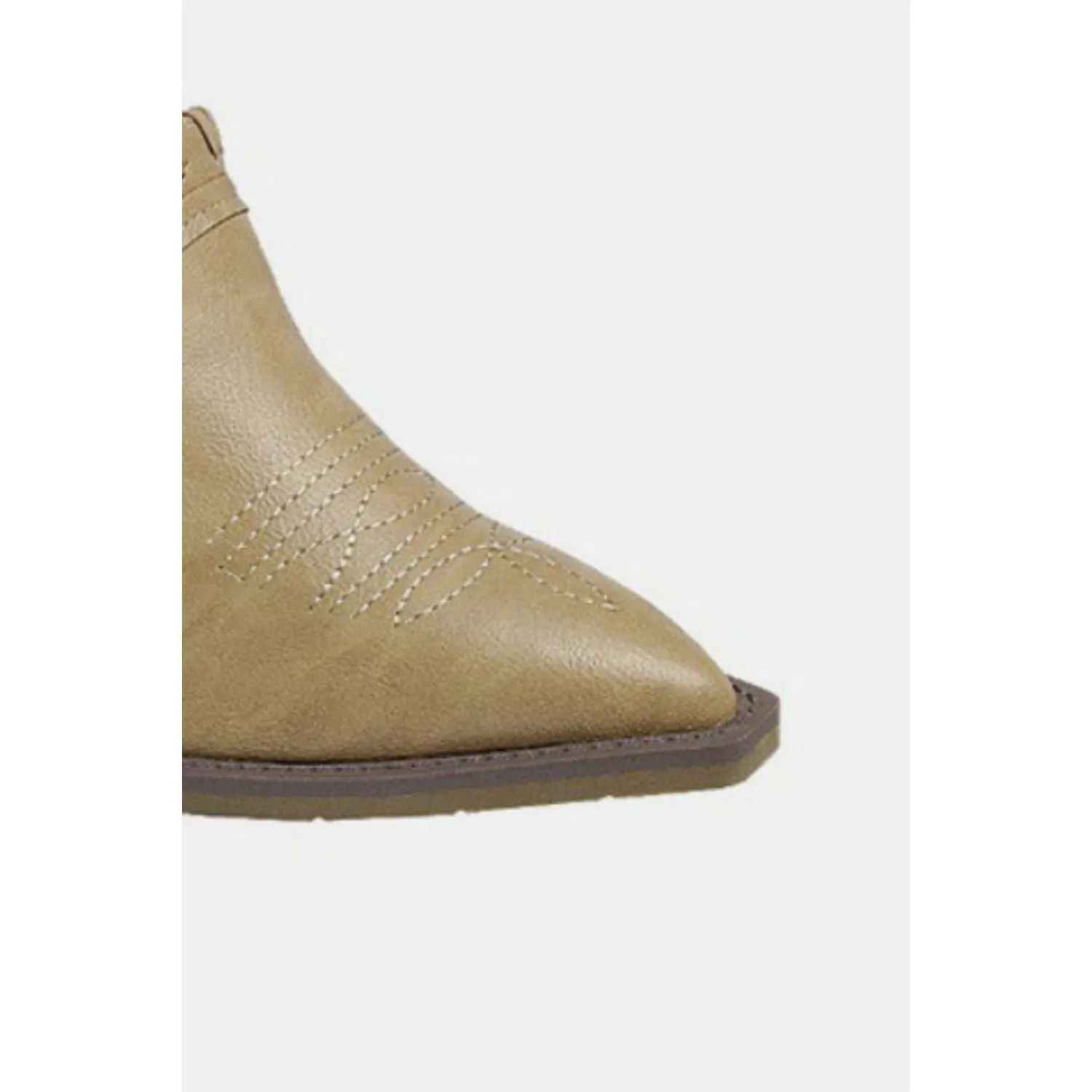Forever Link Pointy Toe Slip On Chunky Mules