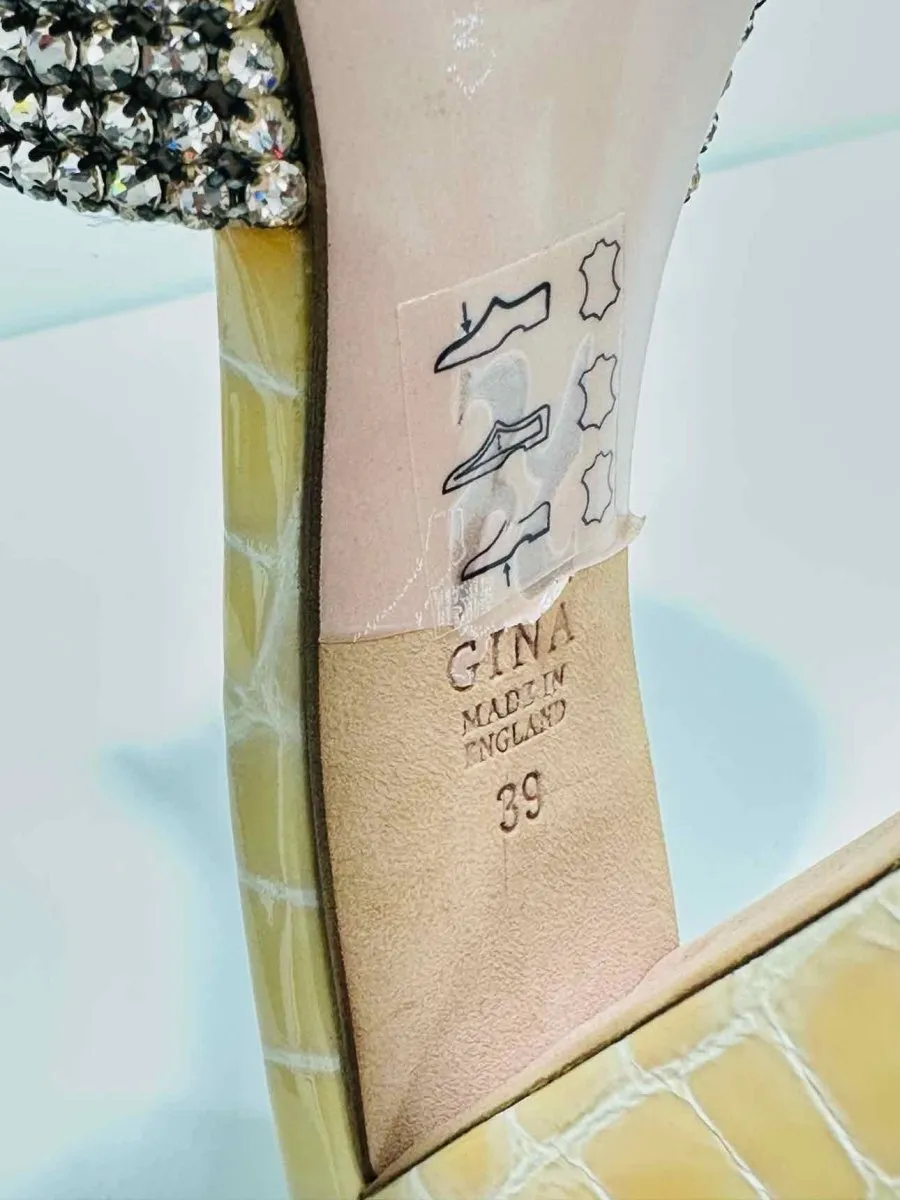 GINA Loren Beige Mules 39