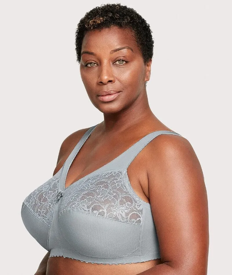Glamorise Magiclift Original Wire-Free Support Bra - Soft Gray