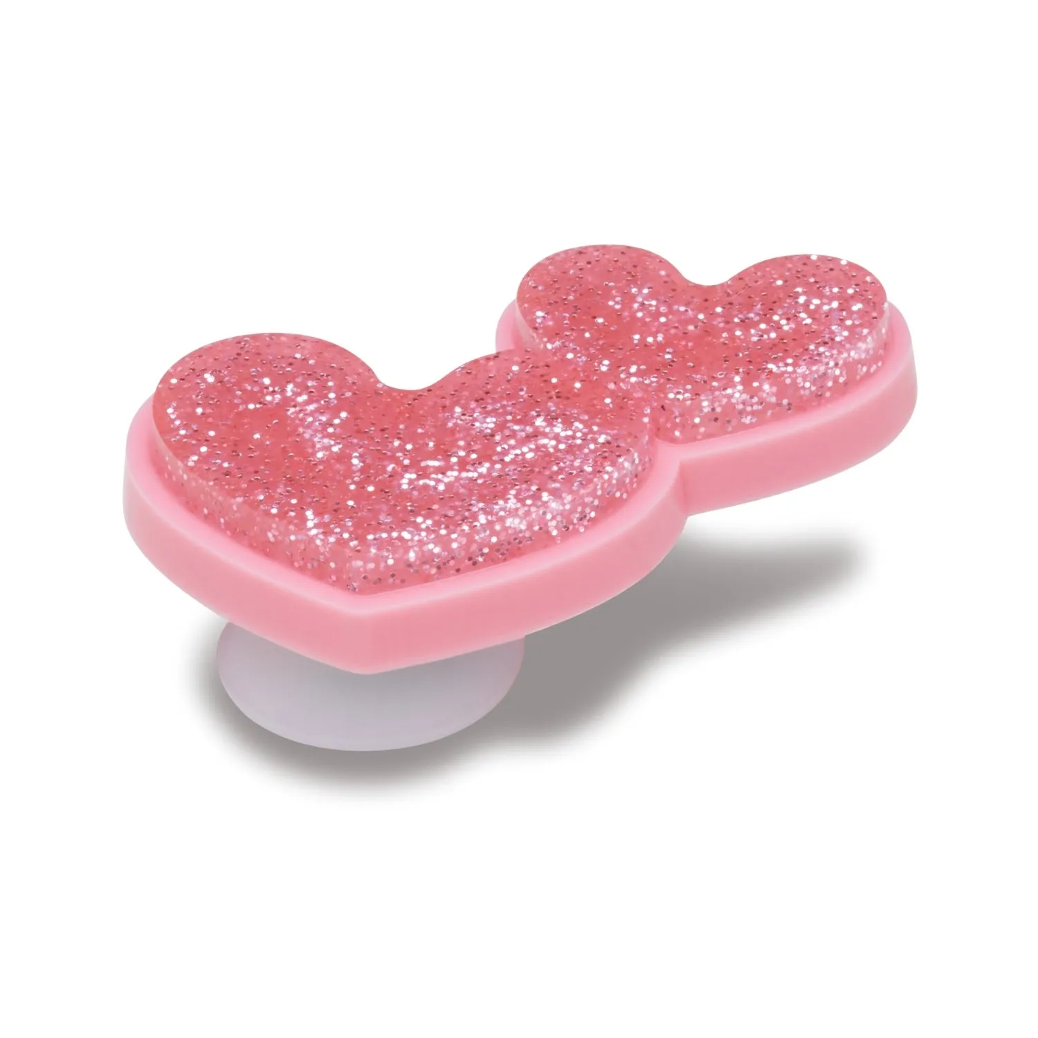 Glitter Heart Duo Jibbitz