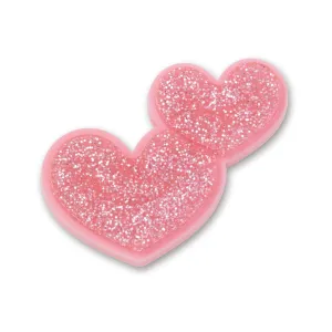 Glitter Heart Duo Jibbitz