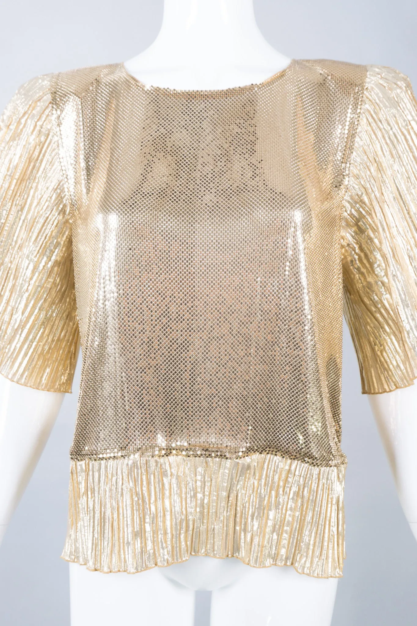 Gold Mesh Box Top