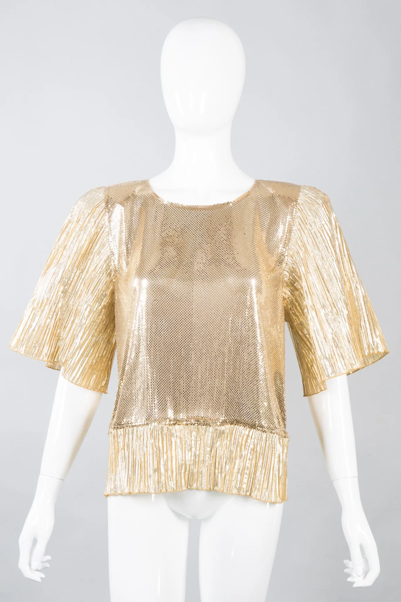 Gold Mesh Box Top