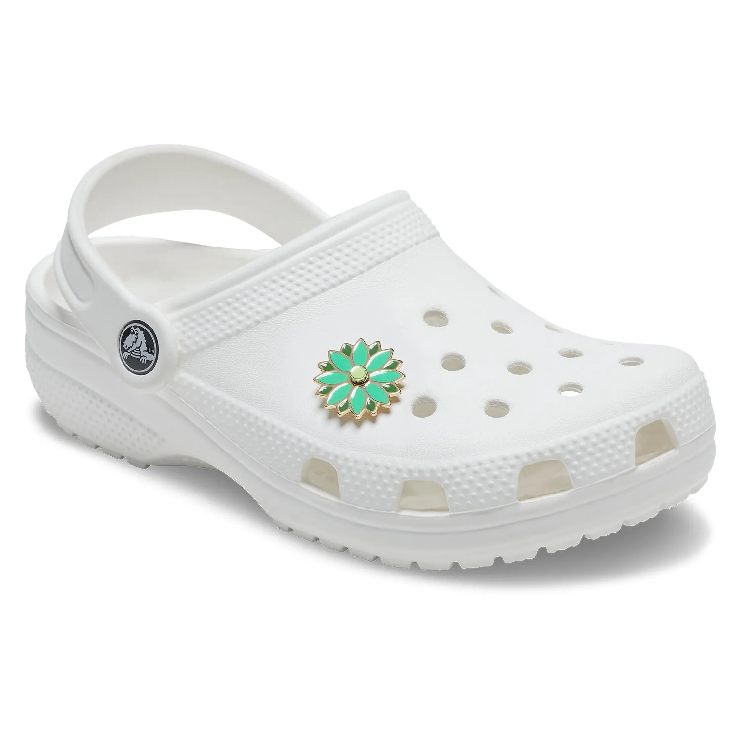 Green Spinner Flower Jibbitz
