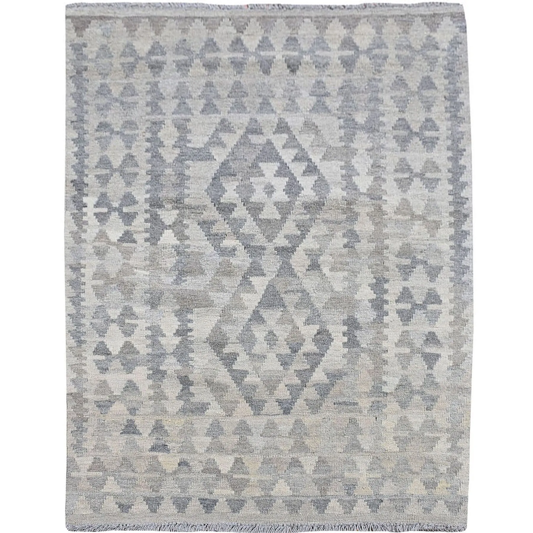Hand-Woven Flatweave Tribal Kilim Handmade Wool Rug (Size 2.9 X 4.1) Cwral-9051