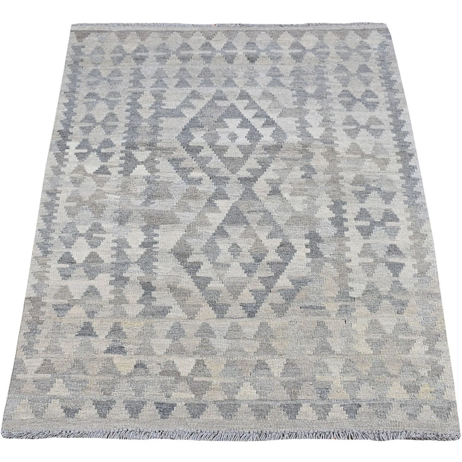 Hand-Woven Flatweave Tribal Kilim Handmade Wool Rug (Size 2.9 X 4.1) Cwral-9051