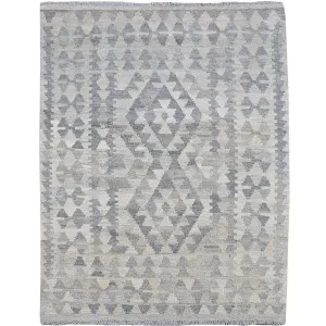 Hand-Woven Flatweave Tribal Kilim Handmade Wool Rug (Size 2.9 X 4.1) Cwral-9051