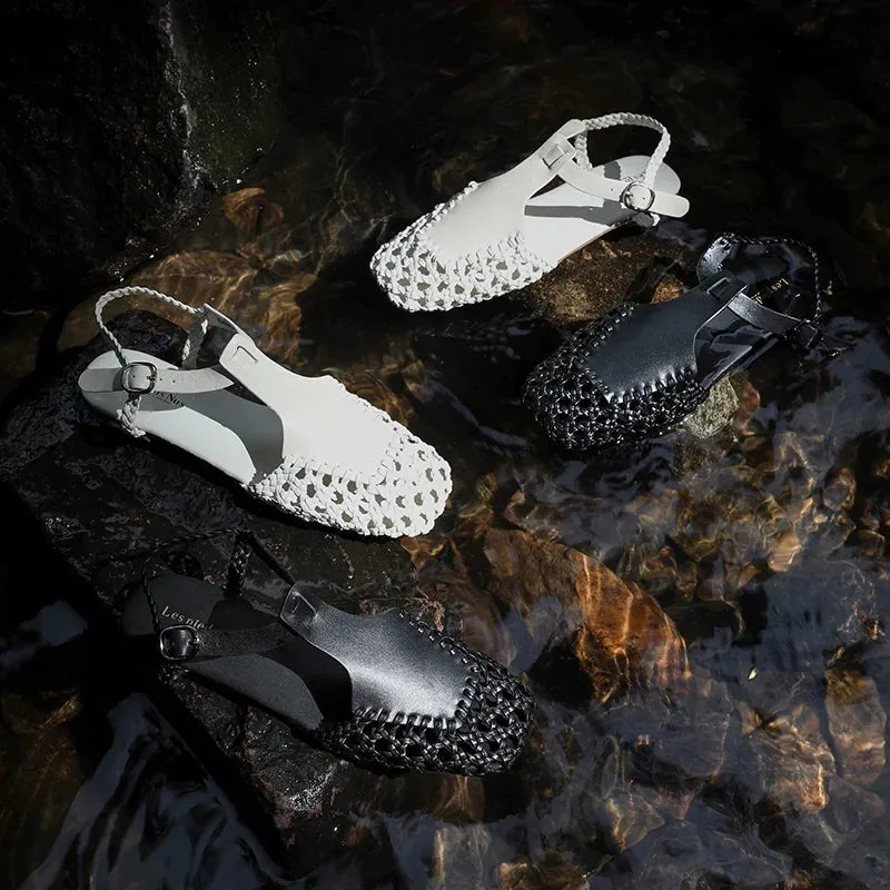 Hand-Woven Leather Sandals