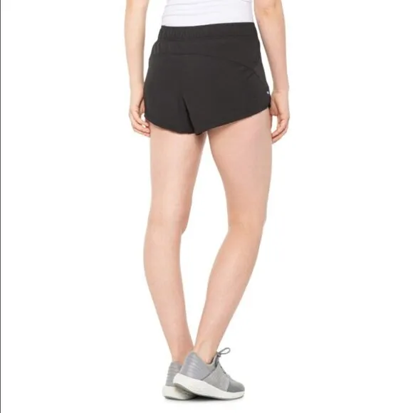 💕HIND💕 Woven Shorts Built-In Brief Black L NWT