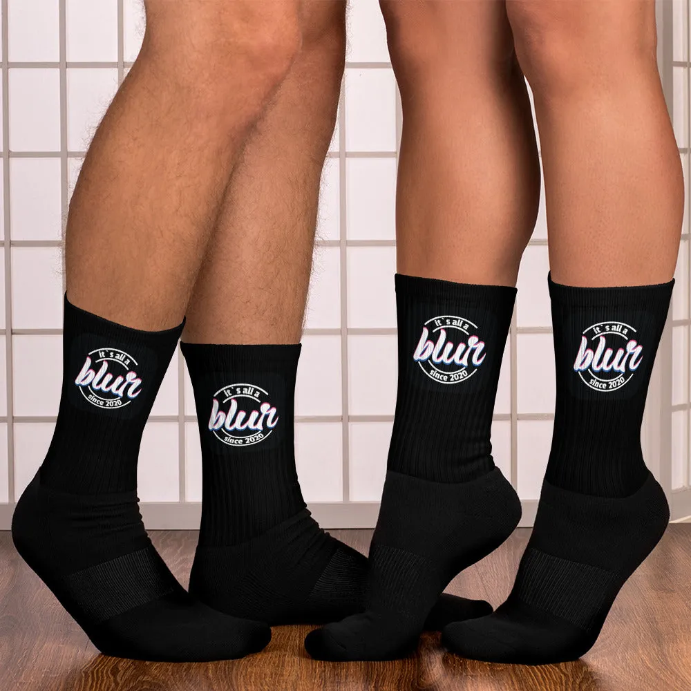ITS ALL A BLUR Socks