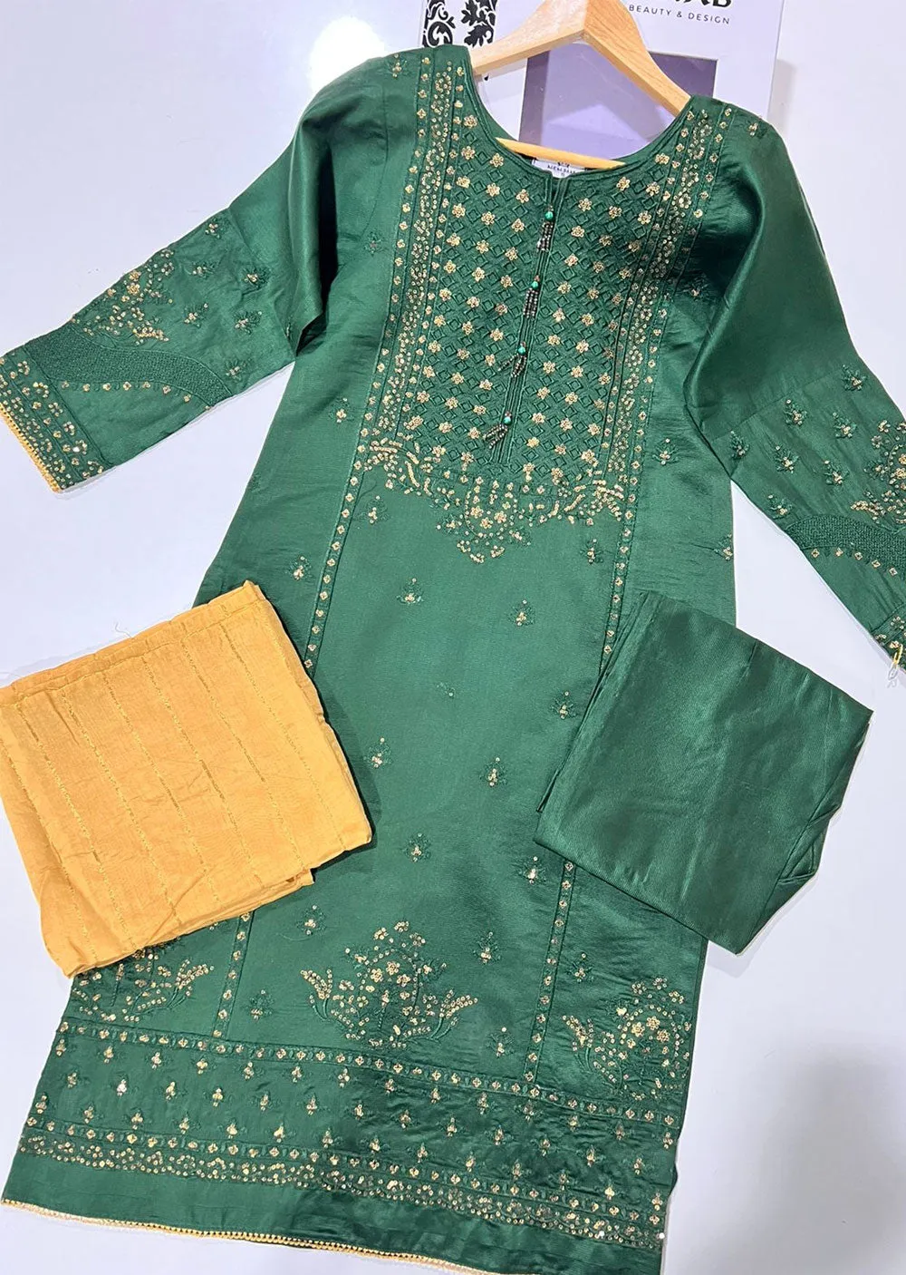 KLD1017 Aura - Readymade Organza Suit