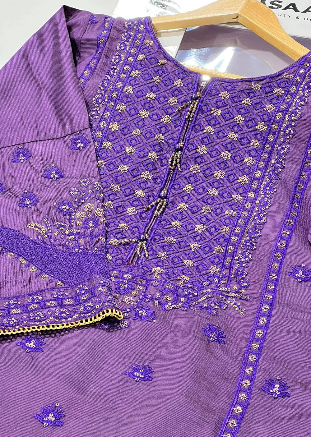 KLD1017 Aura - Readymade Organza Suit