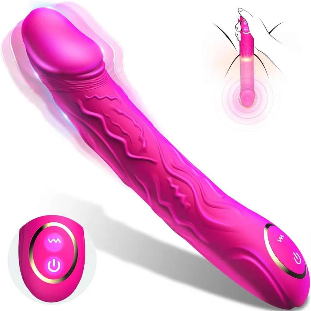 KURVE - Slight Upwarping Realistic Dildo Vibrator for Women 9 Inch
