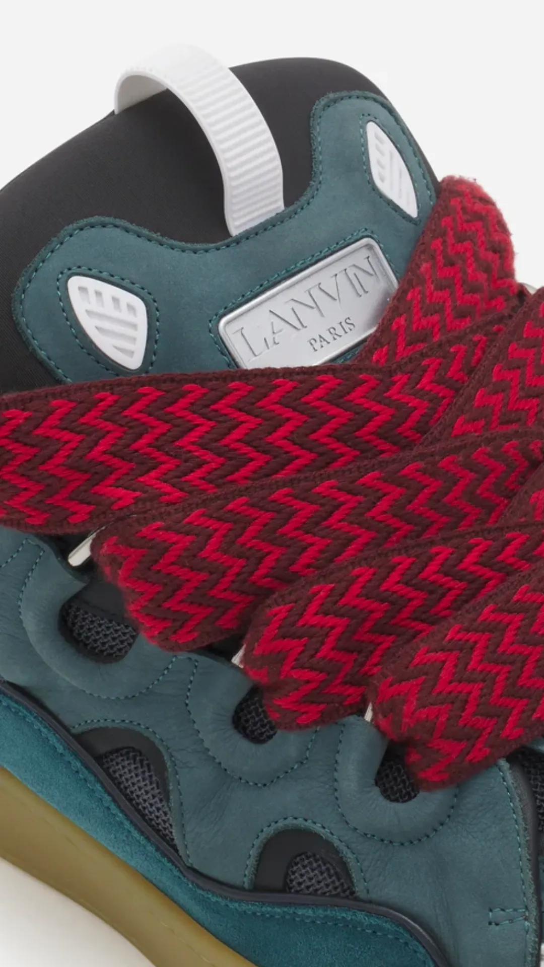 LANVIN CURB SNEAKERS 'ANTHRACITE'