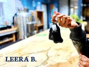 Leera B. Body Oil Key Chain