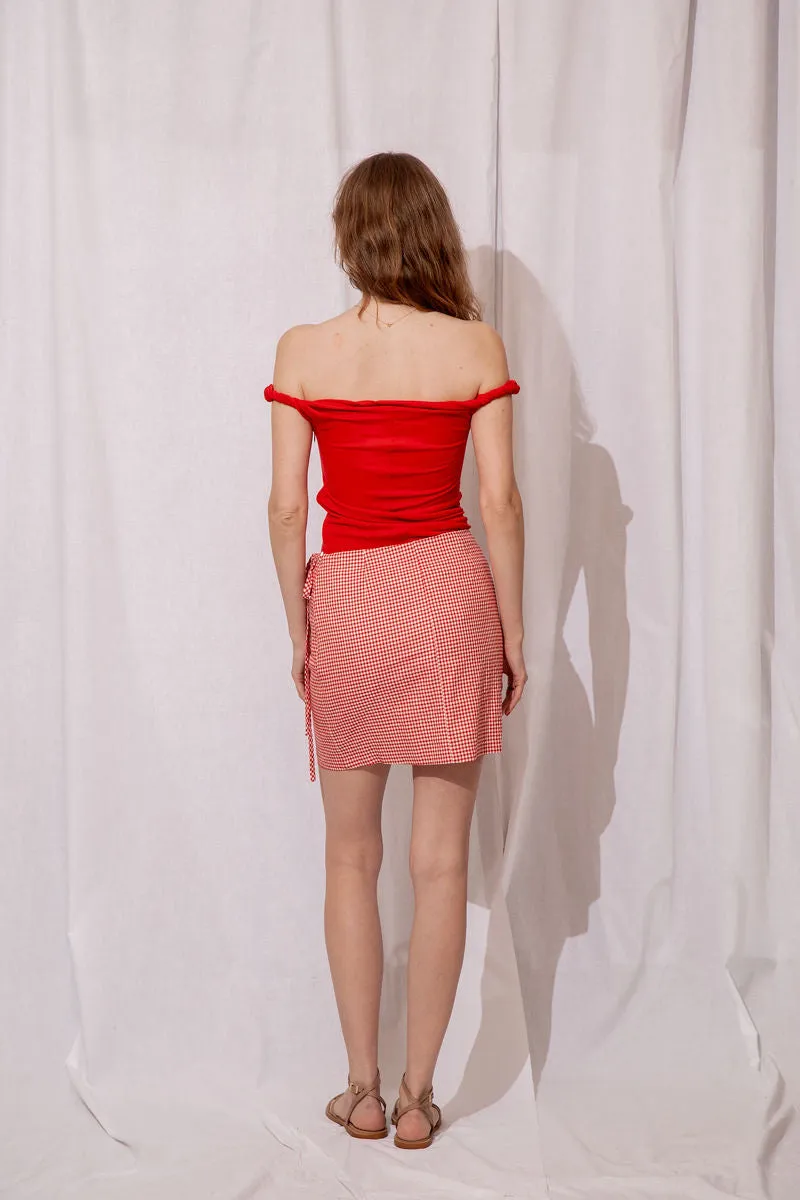 Lexi Gingham Skirt