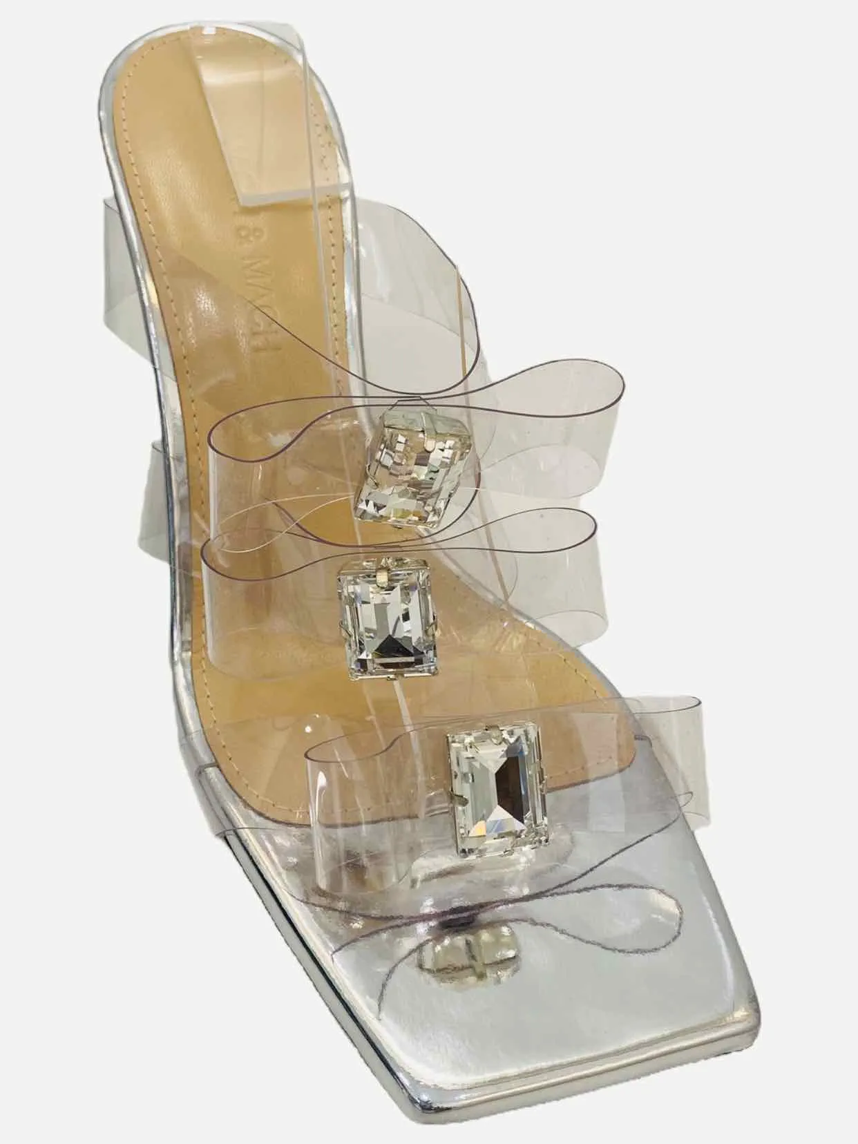 MACH & MACH French Transparent Mules 37.5
