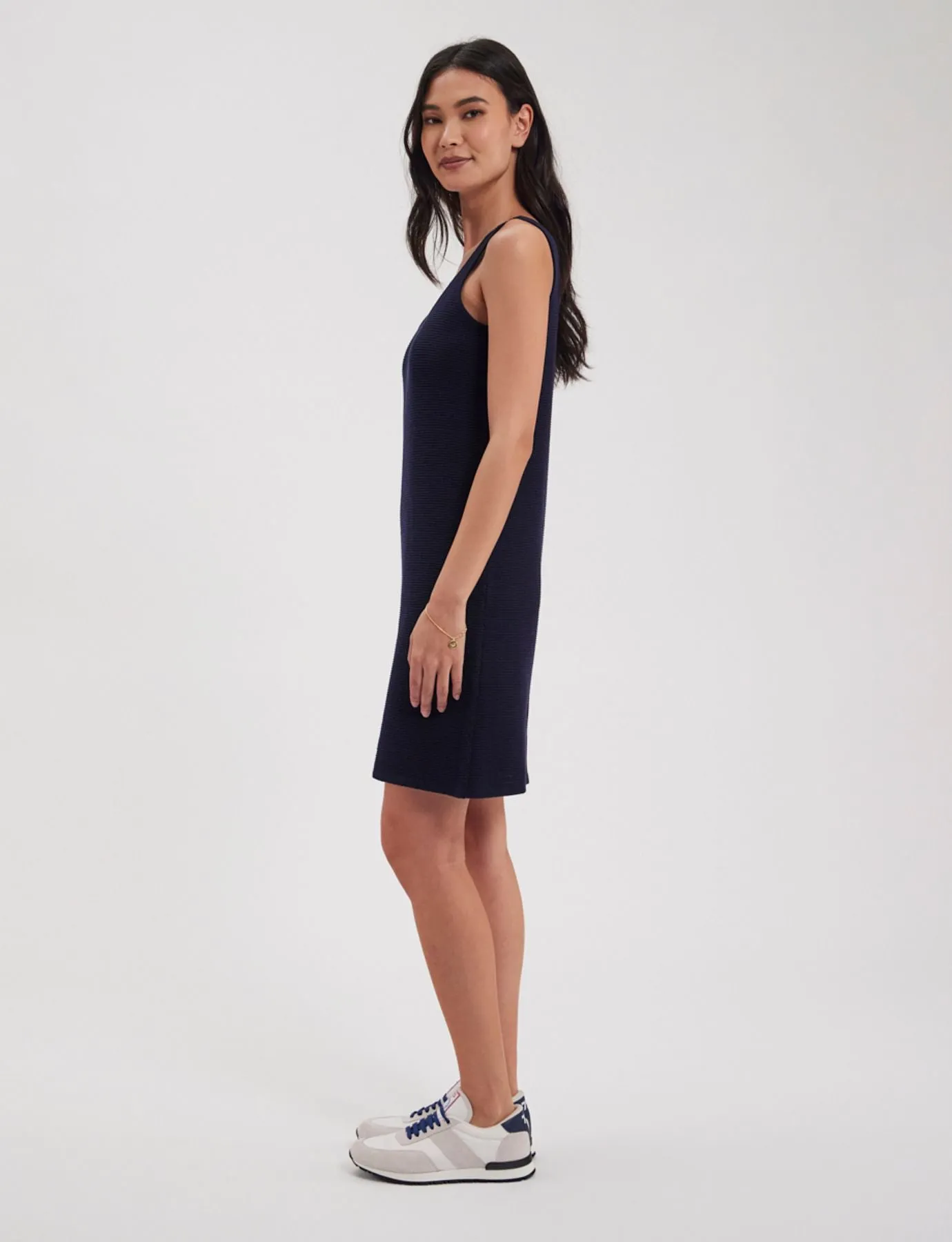 Martha Navy knit dress