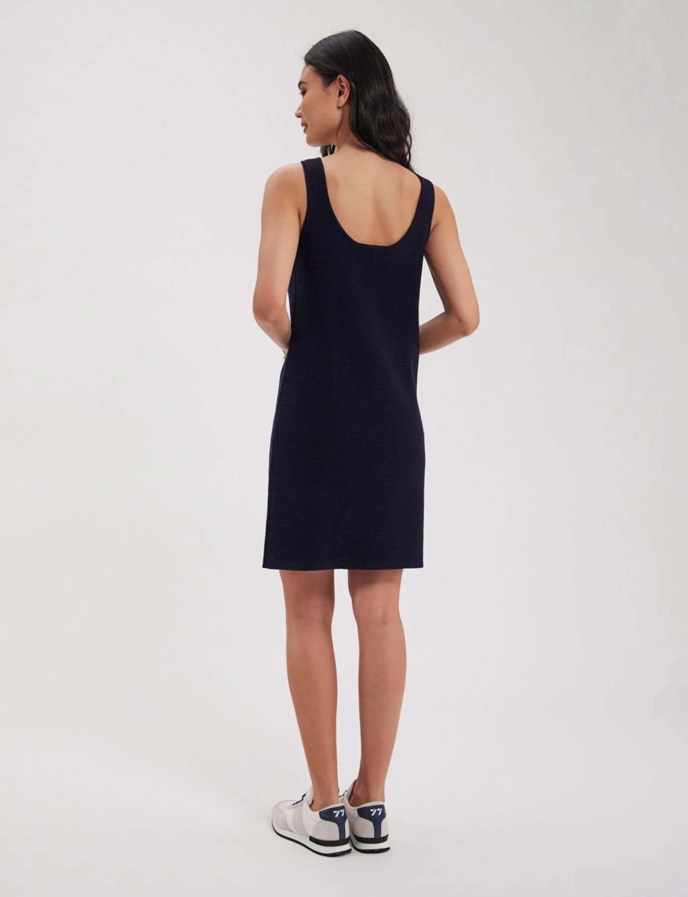 Martha Navy knit dress