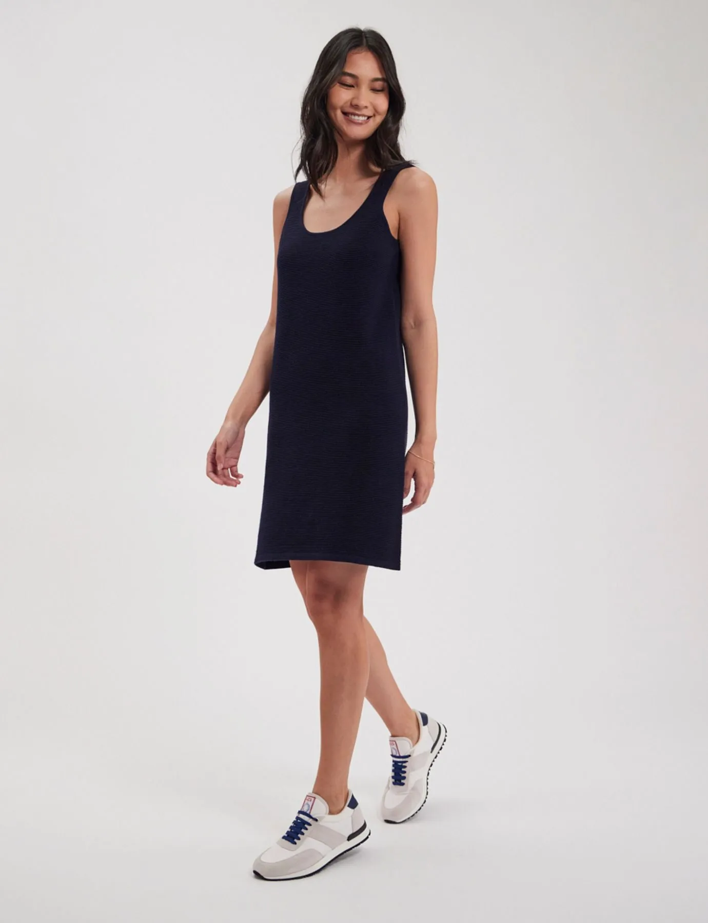 Martha Navy knit dress
