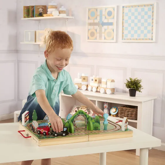 Melissa & Doug Take-Along Railroad